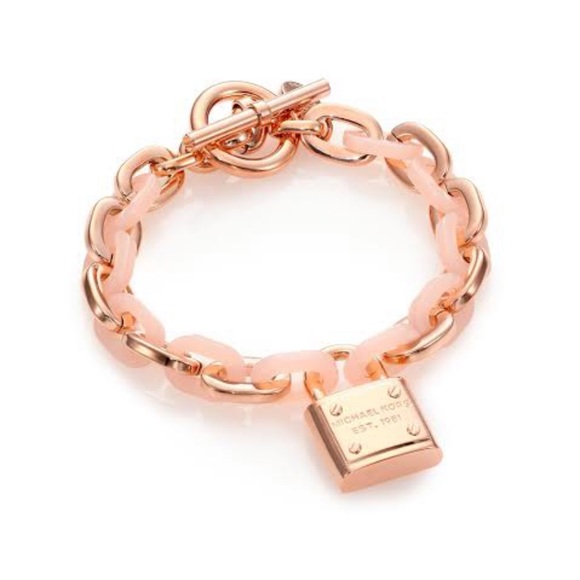 Michael Kors Rose Gold & Blush chain bracelet BNWT - Picture 8 of 8